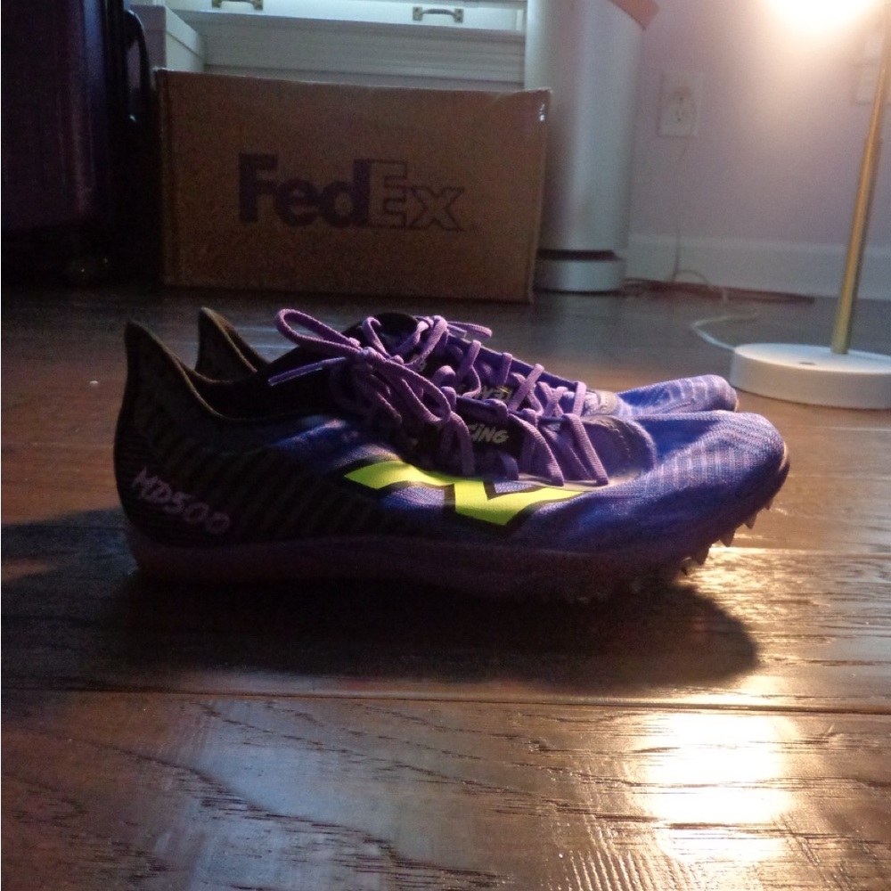 New Balance Purple and Yellow Athletic Shoes